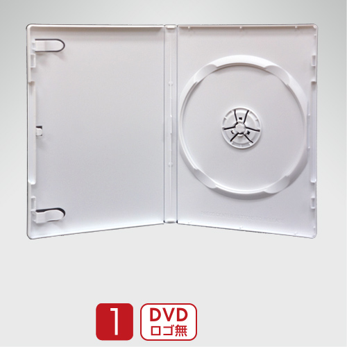 DVDトールケース14mm/1枚収納（白）